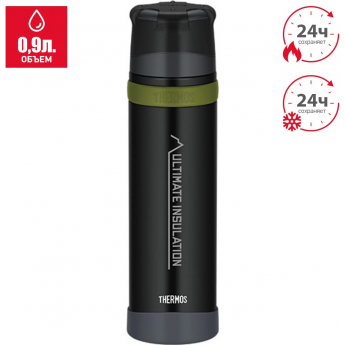 Термос для напитков THERMOS FFX-901 MTBK 0.9л. черный